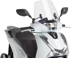 Puig Trafic átlátsztó robogó szélvédő - Honda SH Scoopy 125i, 150i 2017- Puig Váz, idomok és járműkiegészítők Szélvédők és tartozékaik Szélvédők Motorkerékpár- és robogószélvédők