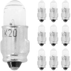 Flösser izzó 6V 1.2W standard T4W BA7S lábbal, átlátszó (helyzetjelző) (10 db/csomag) FLOSSER Elektromos alkatrészek Világítás és fényjelzés Izzók Jelző- és műszerizzók BA7s műszerizzók