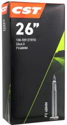 CST (Vélo) CST kerékpár belső gumi 26 x 4.00 Presta szelep 48 mm CST (Vélo) Egyéb járművek Kerékpározás Kerékpár-alkatrészek Kerékpárkerekek és kerékalkatrészek Kerékpár-belső gumik