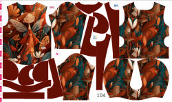 Takoy Szabásmintás panel 104 gyermek softshell kabáthoz Vera tündér