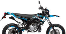 Stage6 Grafikai készlet Yamaha DT 50 Stage6 kék Stage6 Váz, idomok és járműkiegészítők Matricák és járműdekoráció Egyéb matricák és dekorációs elemek