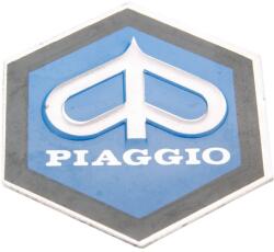 CIF Piaggio 31x36mm-es alumínium ragasztandó embléma - Vespa PK50, PK80 82-88 CIF Váz, idomok és járműkiegészítők Matricák és járműdekoráció Emblémák, jelvények és típusfeliratok