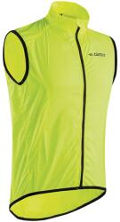 GIST szélálló kerékpáros mellény, fluo sárga, ujjatlan, XL, 5258 GIST Ruházat és védőfelszerelés Kabátok Motoros textil-, hálós és vízálló kabátok