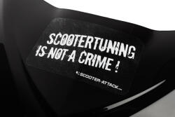 Scooter Attack Matrica Scootertuning nem bűn, 2008-as verzió, f/k - átlátszó, kb. 115x80mm Scooter Attack Váz, idomok és járműkiegészítők Matricák és járműdekoráció Egyéb matricák és dekorációs elemek