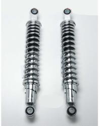  Króm lengéscsillapítók 2 darab 335mm 10mm 12mm Zündapp GTS C 50 Sport KS, Hercules, Kreidler, Puch mopedhez Diverse / Import Futómű és rugózás Hátsó rugózás Lengéscsillapítók