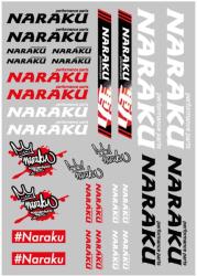 Naraku matrica szett 29.7x21cm, 30db, átlátszó Naraku Váz, idomok és járműkiegészítők Matricák és járműdekoráció Egyéb matricák és dekorációs elemek
