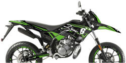 Stage6 Grafikai készlet Derbi X-Treme 2018 - 2020 Stage6 Zöld Stage6 Váz, idomok és járműkiegészítők Matricák és járműdekoráció Egyéb matricák és dekorációs elemek