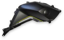 QJ-MOTOR SVT650/SVT650X üzemanyagtartály jobb oldali védőlemez, fekete, matricával QJ-MOTOR Váz, idomok és járműkiegészítők Matricák és járműdekoráció Egyéb matricák és dekorációs elemek