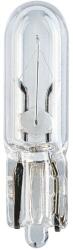 OSRAM Standard 12V 2W T5 izzó W2x4, 6d lábbal, átlátszó (10 db/doboz) OSRAM Elektromos alkatrészek Világítás és fényjelzés Izzók Jelző- és műszerizzók T5/W2x4.6d műszerizzók