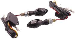 VANEZ Bulb LED mini indexpár karbon univerzális, E-számmal, Custom, motorkerékpár, mokick, robogó, moped, quad, ATV VANEZ Elektromos alkatrészek Világítás és fényjelzés Izzók Egyéb foglalatú járműizzók