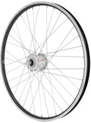 VELOX 26" ER10 első MTB kerék, fekete dupla falú alumínium, SHIMANO DH2N agydinamó 6V-3W VELOX Egyéb járművek Kerékpározás Kerékpár-alkatrészek Kerékpárkerekek és kerékalkatrészek Komplett kerékpárkerekek é