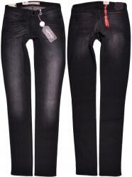 Wrangler nadrág Regular skinny Graphite farmer Corynn W25 L34