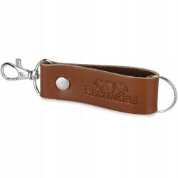 Beltimore Bőr kulcstartó karabinerrel Beltimore világos barna (P99lightbrown)