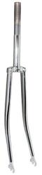 P2R (Vélo) P2R 700C városi kerékpár villa, sport acél, krómozott, merev, ívelt, menetes nyak (240-120mm), 1"-22, 2 mm belső átmérő P2R (Vélo) Egyéb járművek Kerékpározás Kerékpár-alkatrészek Kerékpárvillák és vi