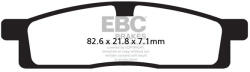EBC Brakes EBC FA119R (PROX 37.104102 megfelelője) fékbetét garnitúra (1 tárcsához) EBC Brakes Fékrendszer és alkatrészei Fékbetétek, fékpofák és féktárcsák Tárcsafékbetétek