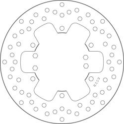 BREMBO Oro Fix féktárcsa - 68B407H8 BREMBO Fékrendszer és alkatrészei Fékbetétek, fékpofák és féktárcsák Féktárcsák