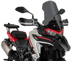 Puig Benelli TRK702 / TRK702X 2023-2024 túra plexi erősen sötétített Puig Váz, idomok és járműkiegészítők Szélvédők és tartozékaik Szélvédők Motorkerékpár- és robogószélvédők