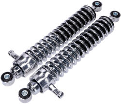  Klasszikus 360 mm állítható króm lengéscsillapító szett Simson S51, S70, S53, S-hez Diverse / Import Futómű és rugózás Hátsó rugózás Lengéscsillapítók