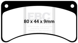 EBC Brakes EBC FA515A karting fékbetét (1 garnitúra/tárcsa) EBC Brakes Egyéb járművek Gokartok és alkatrészek Gokart-fékbetétek