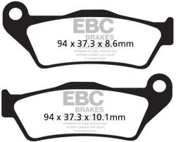 EBC Brakes EBC FA363HH erősített fékbetét (1 tárcsához) EBC Brakes Fékrendszer és alkatrészei Fékbetétek, fékpofák és féktárcsák Tárcsafékbetétek