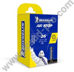 MIC MICHELIN C2 26" x 1.00-1.35 kerékpár belső gumi, Schrader szelep, 36 mm, 132 g (25/35-559), dobozos MIC Egyéb járművek Kerékpározás Kerékpár-alkatrészek Kerékpárkerekek és kerékalkatrészek Kerékpár-be