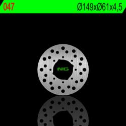 NG Brake Disc NG BRAKES Fix FékTárcsa - 047 NG Brake Disc Fékrendszer és alkatrészei Fékbetétek, fékpofák és féktárcsák Féktárcsák