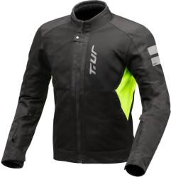 T. UR SIENA férfi tavaszi-nyári dzseki, fekete/sárga fluo, XL, CE-minősített (EN17092: 2020) T. UR Ruházat és védőfelszerelés Kabátok Motoros textil-, hálós és vízálló kabátok