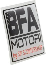 SIP BFA BFA MOTORI négyzet alakú duda takaró embléma Vespa PX125-200 MY/2011 modellekhez SIP BFA Váz, idomok és járműkiegészítők Matricák és járműdekoráció Emblémák, jelvények és típusfeliratok