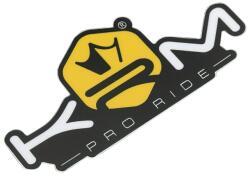 Krm Pro Ride matrica, 80x40 mm, sárga (egy darabos) KRM PRO RIDE Váz, idomok és járműkiegészítők Matricák és járműdekoráció Egyéb matricák és dekorációs elemek
