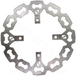 BREN BRENTA hátsó féktárcsa maxiscooterhez, Yamaha XMAX 125/250cc 2006-2013 (Ø240mm, OEM: 1B9F582W0100) BREN Fékrendszer és alkatrészei Fékbetétek, fékpofák és féktárcsák Féktárcsák