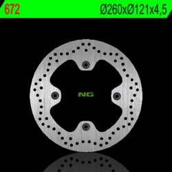 NG Brake Disc NG BRAKES Fix Féknyereg - 672 NG Brake Disc Fékrendszer és alkatrészei Fékbetétek, fékpofák és féktárcsák Féktárcsák