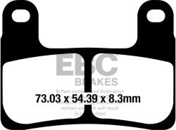 EBC Brakes EBC FA724HH szuperbike fékbetét szett (1 tárcsához) EBC Brakes Fékrendszer és alkatrészei Fékbetétek, fékpofák és féktárcsák Tárcsafékbetétek