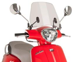 Puig szélvédő Kymco Like 125 2017-2018, füstszínű Puig Váz, idomok és járműkiegészítők Szélvédők és tartozékaik Szélvédők Motorkerékpár- és robogószélvédők