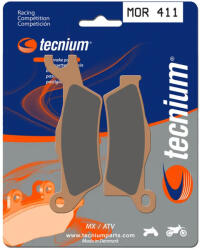 TECNIUM Racing MX/ATV Szintermetál Fékbetétek - MOR411 TECNIUM Fékrendszer és alkatrészei Fékbetétek, fékpofák és féktárcsák Tárcsafékbetétek