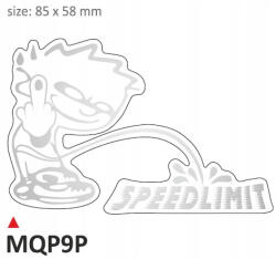 ONEDESIGN Speed Limit ezüst matrica pár ONEDESIGN Váz, idomok és járműkiegészítők Matricák és járműdekoráció Egyéb matricák és dekorációs elemek