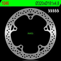 NG Brake Disc NG FÉKEK Fix Féknyereg - 1046 NG Brake Disc Fékrendszer és alkatrészei Fékbetétek, fékpofák és féktárcsák Féktárcsák