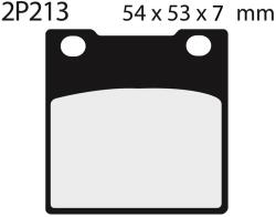 Nissin Utcai Fémbetétes Fékbetétek - 2P-213NS NISSIN Fékrendszer és alkatrészei Fékbetétek, fékpofák és féktárcsák Tárcsafékbetétek