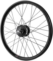 VELOX 20" első kerék (KARGO L), fekete, Shimano DH3D37 agy, erősített, rozsdamentes küllő, max. 225 kg teherbírás, tárcsafékes, cargo/elektromos/longtail kerékpárhoz VELOX Egyéb járművek Kerékpározás Kerékp