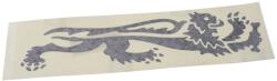 Malossi oroszlán matrica fekete, jobb oldali 228mm x 50mm Malossi Váz, idomok és járműkiegészítők Matricák és járműdekoráció Egyéb matricák és dekorációs elemek