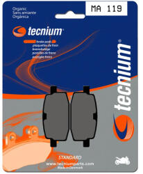 TECNIUM Street Organikus Fékbetétek - MA119 TECNIUM Fékrendszer és alkatrészei Fékbetétek, fékpofák és féktárcsák Tárcsafékbetétek