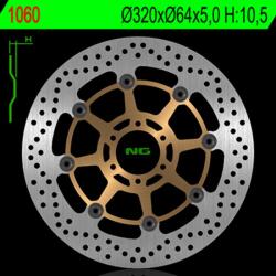NG Brake Disc NG BRAKES Úszó féktárcsa - 1060 NG Brake Disc Fékrendszer és alkatrészei Fékbetétek, fékpofák és féktárcsák Féktárcsák