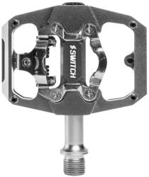 SWITCH GRAVEL - VTT 85 x 70 mm automata vagy standard alu CNC pedál, szürke (SHIMANO SPD kompatibilis, pár) SWITCH Egyéb járművek Kerékpározás Kerékpár-alkatrészek Kerékpár-pedálok
