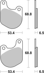 BREMBO Street Carbon Kerámia Fékbetétek - 07HD0202 BREMBO Fékrendszer és alkatrészei Fékbetétek, fékpofák és féktárcsák Tárcsafékbetétek