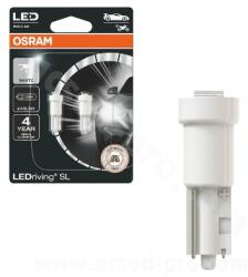 OSRAM 12V 0, 25W LEDriving W2x4, 6d 6000K hidegfehér T5/W2, 3W műszerfal vagy visszajelző LED izzó (2 db/bliszter) OSRAM Elektromos alkatrészek Világítás és fényjelzés Izzók Jelző- és műszerizzók T5/W2x4.6d