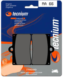 TECNIUM Street Organikus Fékbetétek - MA66 TECNIUM Fékrendszer és alkatrészei Fékbetétek, fékpofák és féktárcsák Tárcsafékbetétek