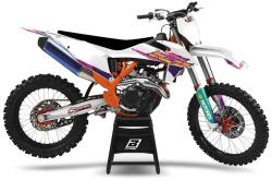 BLACKBIRD Retro Grafikai Készlet - KTM EXC/SX-SXF BLACKBIRD Váz, idomok és járműkiegészítők Matricák és járműdekoráció Egyéb matricák és dekorációs elemek