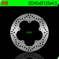 NG Brake Disc NG FÉKEK Fix Fék Tárcsa - 638 NG Brake Disc Fékrendszer és alkatrészei Fékbetétek, fékpofák és féktárcsák Féktárcsák