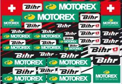 BLACKBIRD Motorex & Bihr Matricacsomag BLACKBIRD Váz, idomok és járműkiegészítők Matricák és járműdekoráció Egyéb matricák és dekorációs elemek