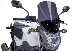Puig Honda NC750S 2014-2018 túra plexi, sötét füst Puig Váz, idomok és járműkiegészítők Szélvédők és tartozékaik Szélvédők Motorkerékpár- és robogószélvédők