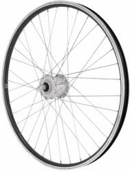VELOX MTB kerék 27, 5" ER10 első fekete alumínium, duplafalú, SHIMANO agydinamó DH2N 6V-3W VELOX Egyéb járművek Kerékpározás Kerékpár-alkatrészek Kerékpárkerekek és kerékalkatrészek Komplett kerékpárkerekek